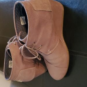 TOMS wedge booties size 11